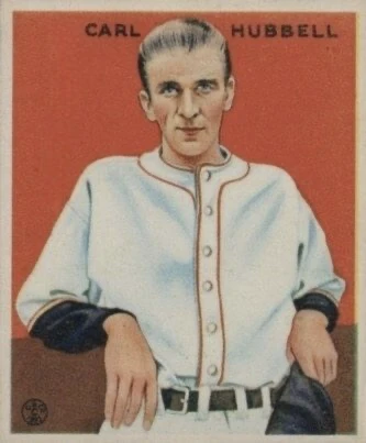 1933 Goudey #234 Carl Hubbell Rookie Card 1933 Goudey #234 Carl Hubbell Rookie Card