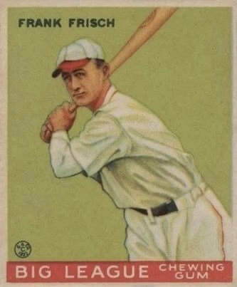 1933 Goudey #49 Frank Frisch Baseball Card 1933 Goudey #49 Frank Frisch Baseball Card