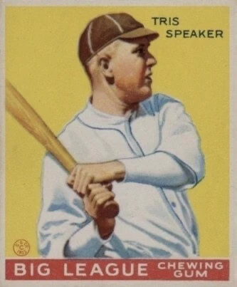 1933 Goudey #89 Tris Speaker Baseball Card 1933 Goudey #89 Tris Speaker Baseball Card