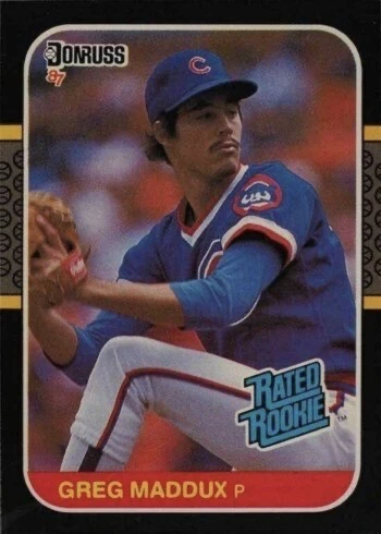 1987 Donruss #36 Greg Maddux Rookie Card 1987 Donruss #36 Greg Maddux Rookie Card