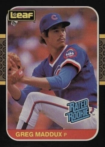 1987 Leaf #36 Greg Maddux Rookie Card 1987 Leaf #36 Greg Maddux Rookie Card