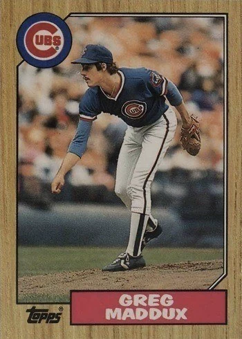 1987 Topps Traded #70T Greg Maddux Rookie Card 1987 Topps Traded #70T Greg Maddux Rookie Card
