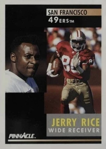 1991 Pinnacle #103 Jerry Rice Football Card 1991 Pinnacle #103 Jerry Rice Football Card