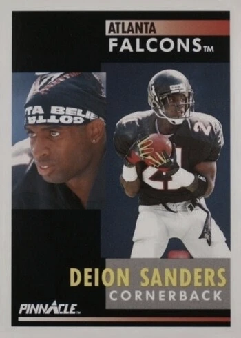 1991 Pinnacle #147 Deion Sanders Football Card 1991 Pinnacle #147 Deion Sanders Football Card