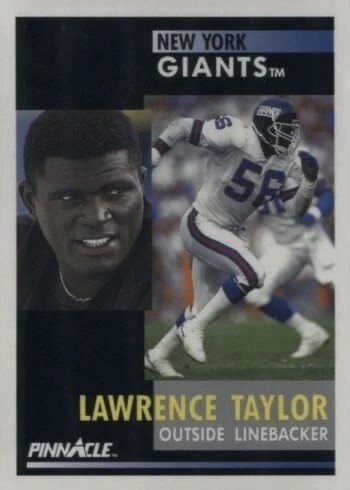 1991 Pinnacle #273 Lawrence Taylor Football Card 1991 Pinnacle #273 Lawrence Taylor Football Card