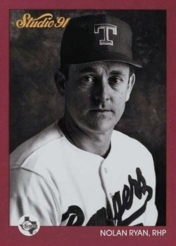 1991 Studio #128 Nolan Ryan Baseball Card 1991 Studio #128 Nolan Ryan Baseball Card
