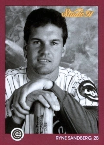 1991 Studio #158 Ryne Sandberg Baseball Card 1991 Studio #158 Ryne Sandberg Baseball Card