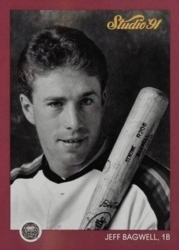 1991 Studio #172 Jeff Bagwell Rookie Card 1991 Studio #172 Jeff Bagwell Rookie Card