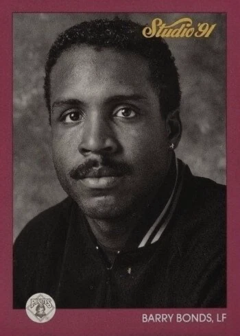 1991 Studio #222 Barry Bonds Baseball Card 1991 Studio #222 Barry Bonds Baseball Card