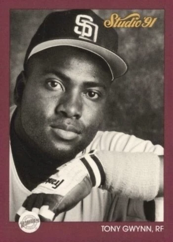 1991 Studio #245 Tony Gwynn Baseball Card 1991 Studio #245 Tony Gwynn Baseball Card