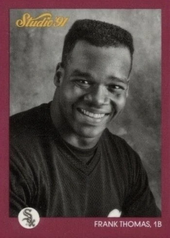 1991 Studio #40 Frank Thomas Baseball Card 1991 Studio #40 Frank Thomas Baseball Card