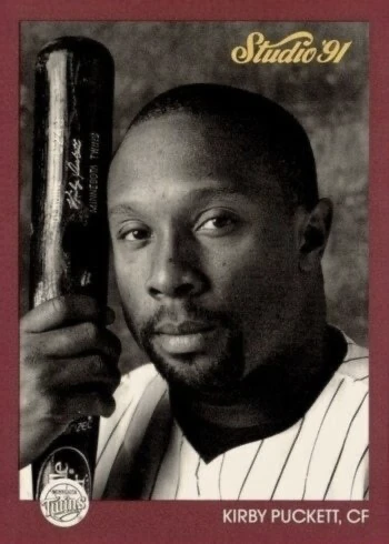 1991 Studio #90 Kirby Puckett Baseball Card 1991 Studio #90 Kirby Puckett Baseball Card