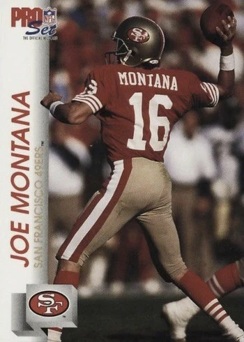 1992 Pro Set #649 Joe Montana Football Card 1992 Pro Set #649 Joe Montana Football Card