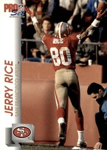 1992 Pro Set #651 Jerry Rice Football Card 1992 Pro Set #651 Jerry Rice Football Card