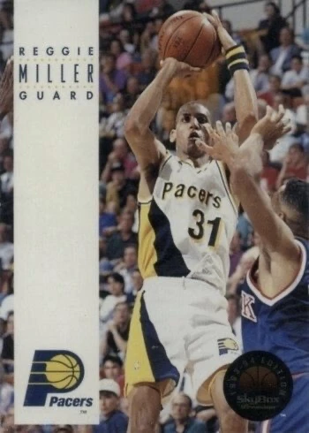 1993 SkyBox #98 Reggie Miller Basketball Card 1993 SkyBox #98 Reggie Miller Basketball Card