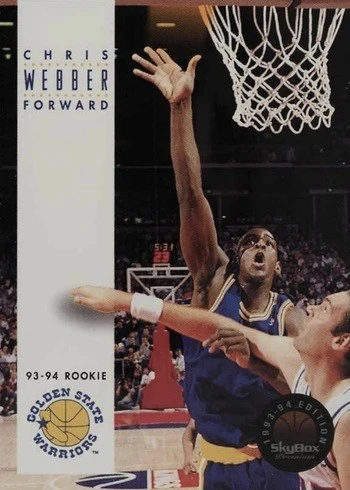 1993 SkyBox Premium #227 Chris Webber Rookie Card 1993 SkyBox Premium #227 Chris Webber Rookie Card