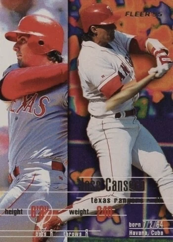 1995 Fleer #281 Jose Canseco Baseball Card 1995 Fleer #281 Jose Canseco Baseball Card