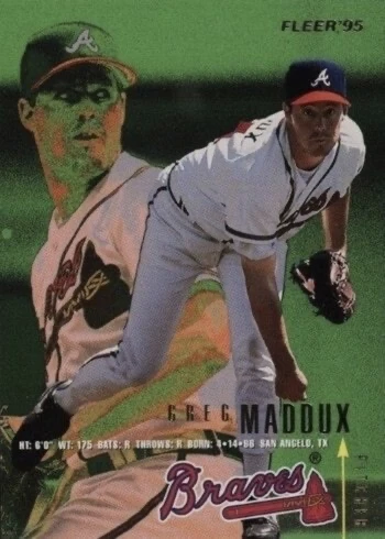 1995 Fleer #311 Greg Maddux Baseball Card 1995 Fleer #311 Greg Maddux Baseball Card