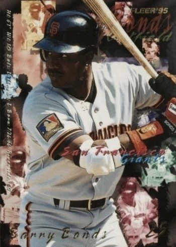 1995 Fleer #574 Barry Bonds Baseball Card 1995 Fleer #574 Barry Bonds Baseball Card