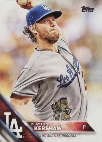 2016 Topps #150 Clayton Kershaw Baseball Card 2016 Topps #150 Clayton Kershaw Baseball Card