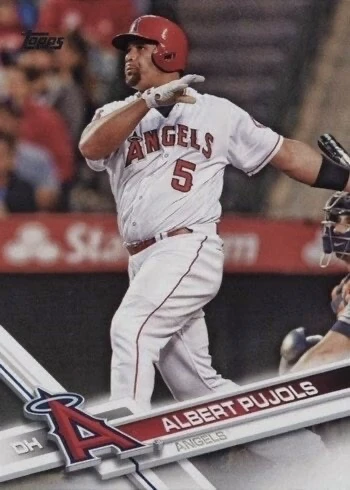2017 Topps #380 Albert Pujols Baseball Card 2017 Topps #380 Albert Pujols Baseball Card