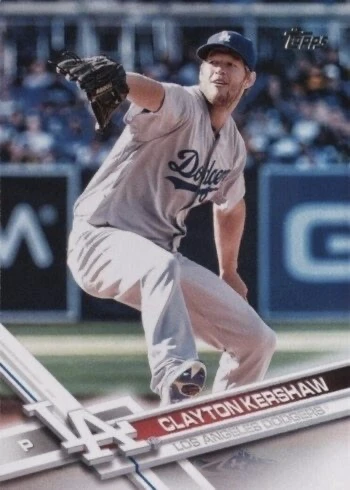 2017 Topps #50 Clayton Kershaw Baseball Card 2017 Topps #50 Clayton Kershaw Baseball Card