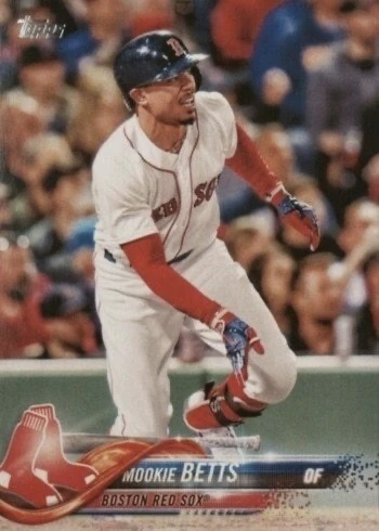 2018 Topps #140 Mookie Betts Baseball Card 2018 Topps #140 Mookie Betts Baseball Card