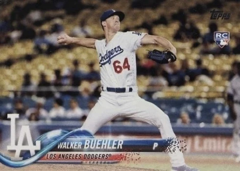 2018 Topps #177 Walker Buehler Rookie Card 2018 Topps #177 Walker Buehler Rookie Card