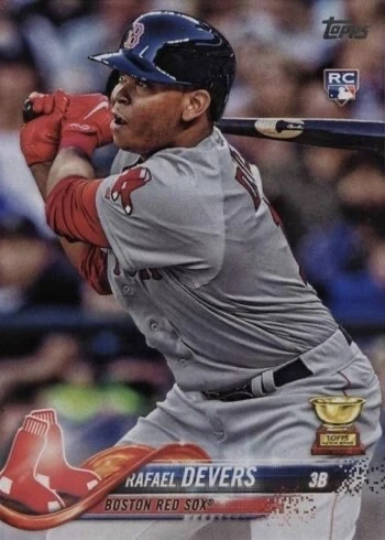 2018 Topps #18 Rafael Devers Rookie Card 2018 Topps #18 Rafael Devers Rookie Card