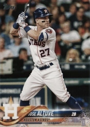 2018 Topps #400 Jose Altuve Baseball Card 2018 Topps #400 Jose Altuve Baseball Card