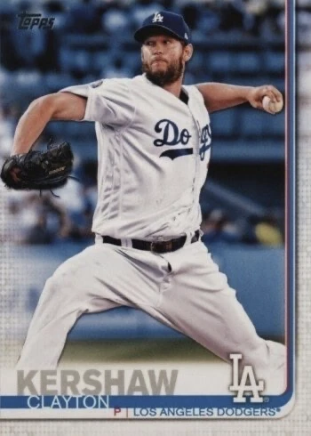 2019 Topps #10 Clayton Kershaw Baseball Card 2019 Topps #10 Clayton Kershaw Baseball Card