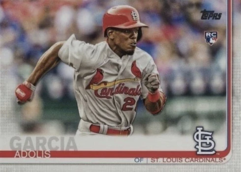 2019 Topps #227 Adolis Garcia Rookie Card 2019 Topps #227 Adolis Garcia Rookie Card