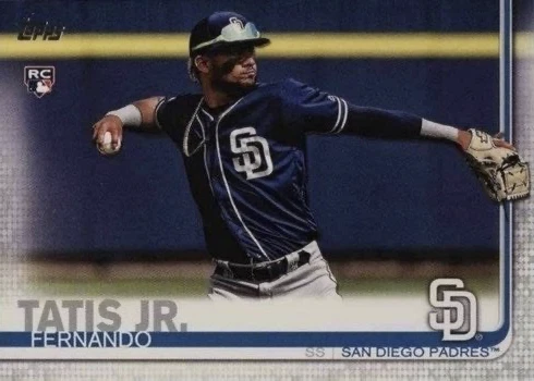 2019 Topps #410 Fernando Tatis Jr. Rookie Card 2019 Topps #410 Fernando Tatis Jr. Rookie Card