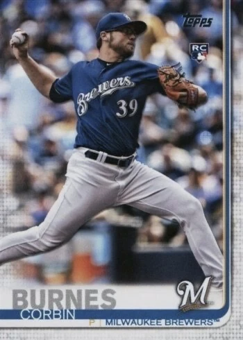 2019 Topps #94 Corbin Burnes Rookie Card 2019 Topps #94 Corbin Burnes Rookie Card