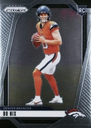 2024 Panini Prizm #309 Bo Nix Rookie Card 2024 Panini Prizm #309 Bo Nix Rookie Card