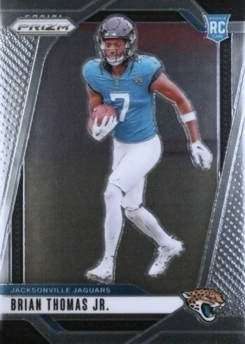 2024 Panini Prizm #314 Brian Thomas Jr. Rookie Card 2024 Panini Prizm #314 Brian Thomas Jr. Rookie Card