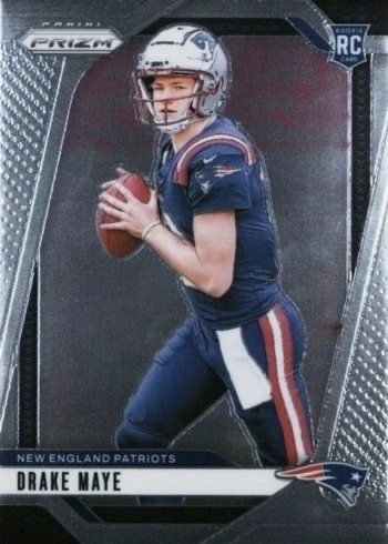 2024 Panini Prizm #329 Drake Maye Rookie Card 2024 Panini Prizm #329 Drake Maye Rookie Card