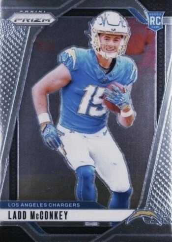 2024 Panini Prizm #365 Ladd McConkey Rookie Card 2024 Panini Prizm #365 Ladd McConkey Rookie Card