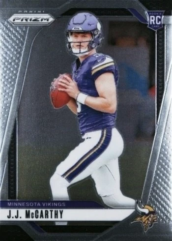 2024 Panini Prizm #400 J.J. McCarthy Rookie Card 2024 Panini Prizm #400 J.J. McCarthy Rookie Card