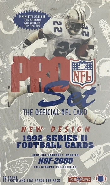 Unopened Box of 1992 Pro Set Football Cards Unopened Box of 1992 Pro Set Football Cards