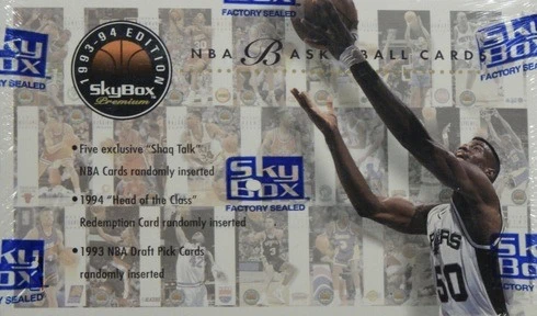 Unopened Box of 1993 SkyBox Premium Basketball Cards Unopened Box of 1993 SkyBox Premium Basketball Cards