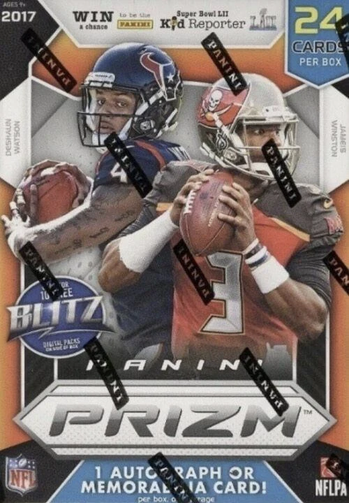 Unopened Box of 2017 Panini Prizm Football Cards Unopened Box of 2017 Panini Prizm Football Cards