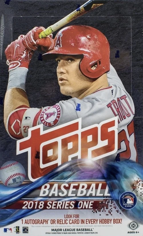 Unopened Box of 2018 Topps Baseball Cards Unopened Box of 2018 Topps Baseball Cards