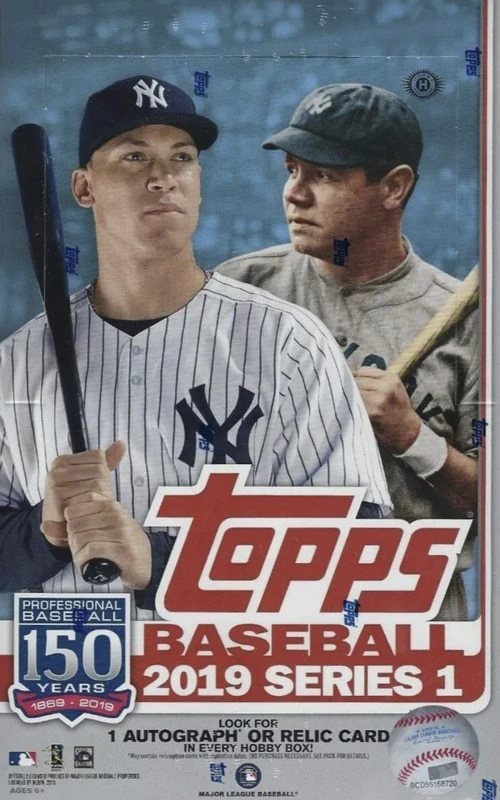 Unopened Box of 2019 Topps Baseball Cards Unopened Box of 2019 Topps Baseball Cards