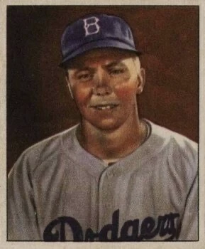 1950 Bowman #21 Pee Wee Reese Baseball Card 1950 Bowman #21 Pee Wee Reese Baseball Card