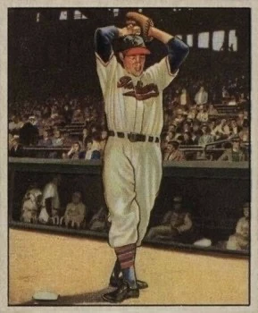 1950 Bowman #6 Bob Feller Baseball Card 1950 Bowman #6 Bob Feller Baseball Card