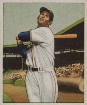 1950 Bowman #98 Ted Williams Baseball Card 1950 Bowman #98 Ted Williams Baseball Card