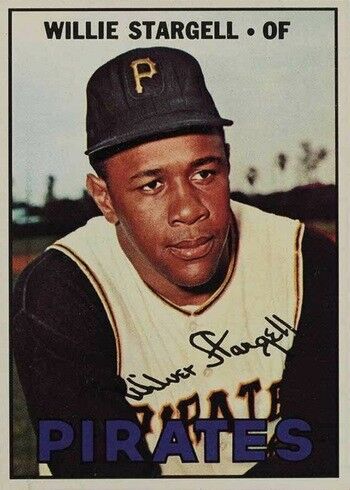 1967 Topps #140 Willie Stargell Baseball Card 1967 Topps #140 Willie Stargell Baseball Card