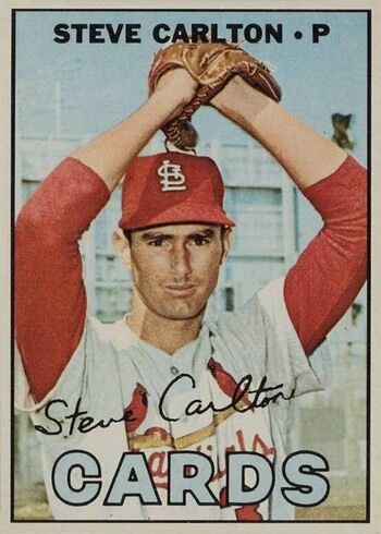 1967 Topps #146 Steve Carlton Baseball Card 1967 Topps #146 Steve Carlton Baseball Card