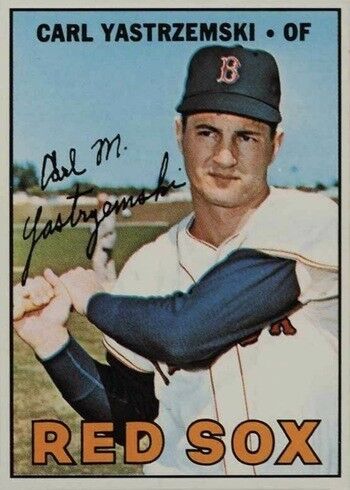 1967 Topps #355 Carl Yastrzemski Baseball Card 1967 Topps #355 Carl Yastrzemski Baseball Card